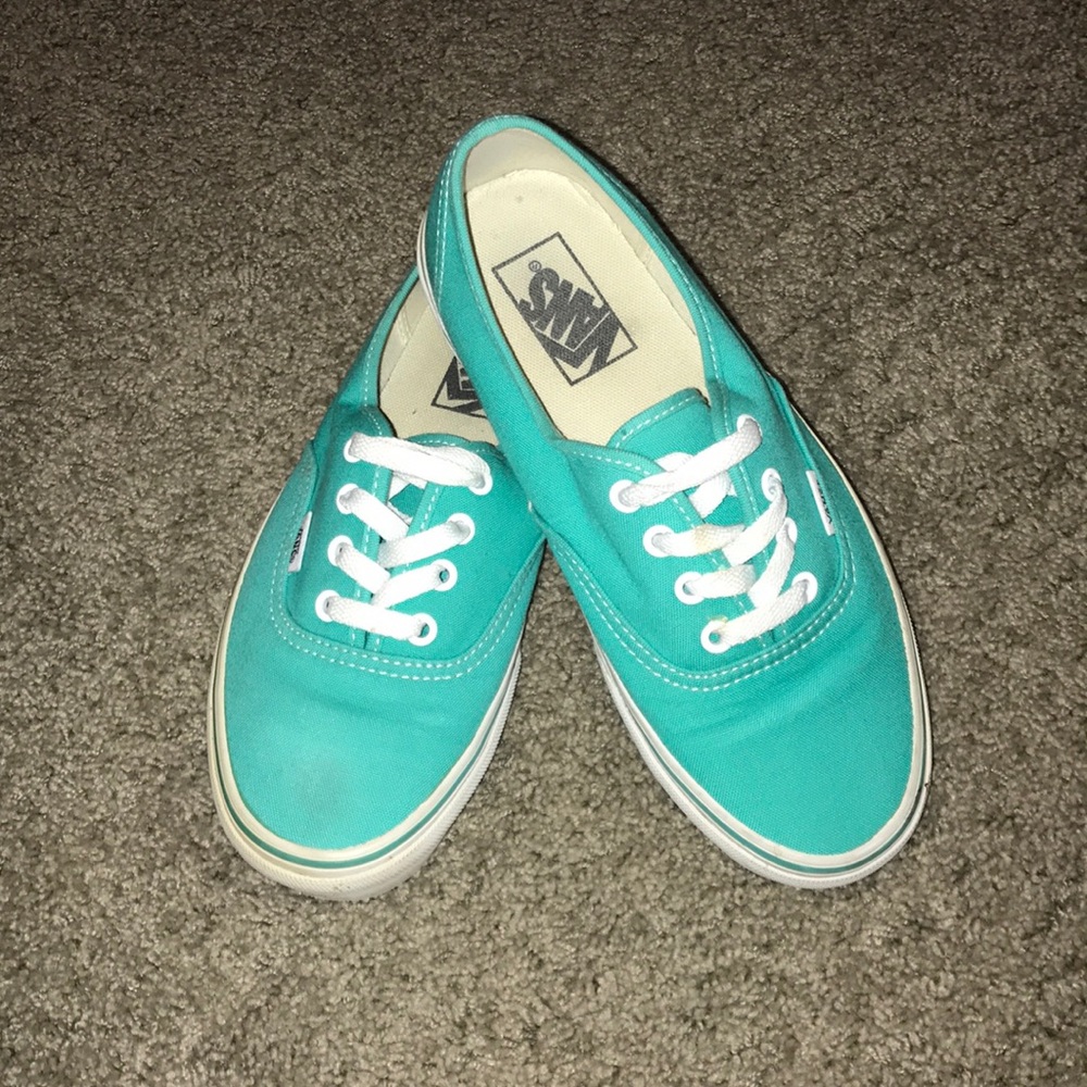 Blue/Green Authentic Vans